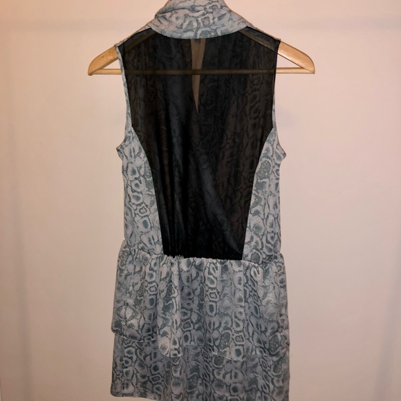 Rachel Roy snakeskin ruffle dress, size S - Picture 3 of 6